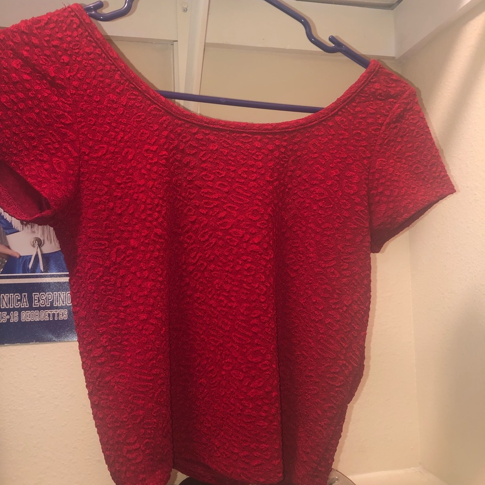 Red Poetry top